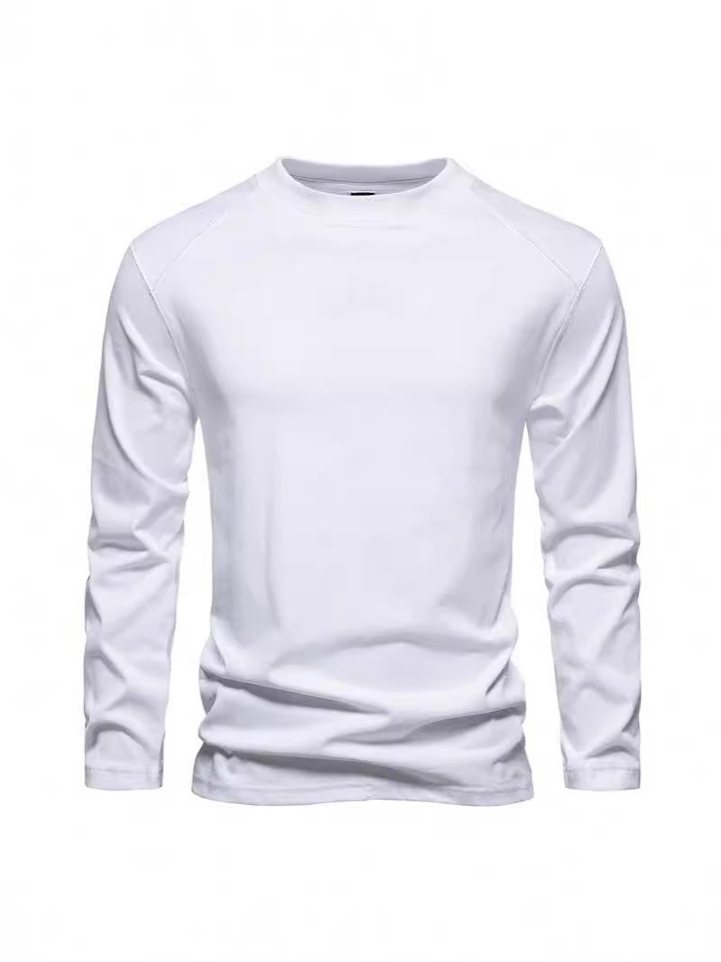 Undershirt Crew Neck - قميص رجالي أمريكي بأكمام طويلة، تصميم