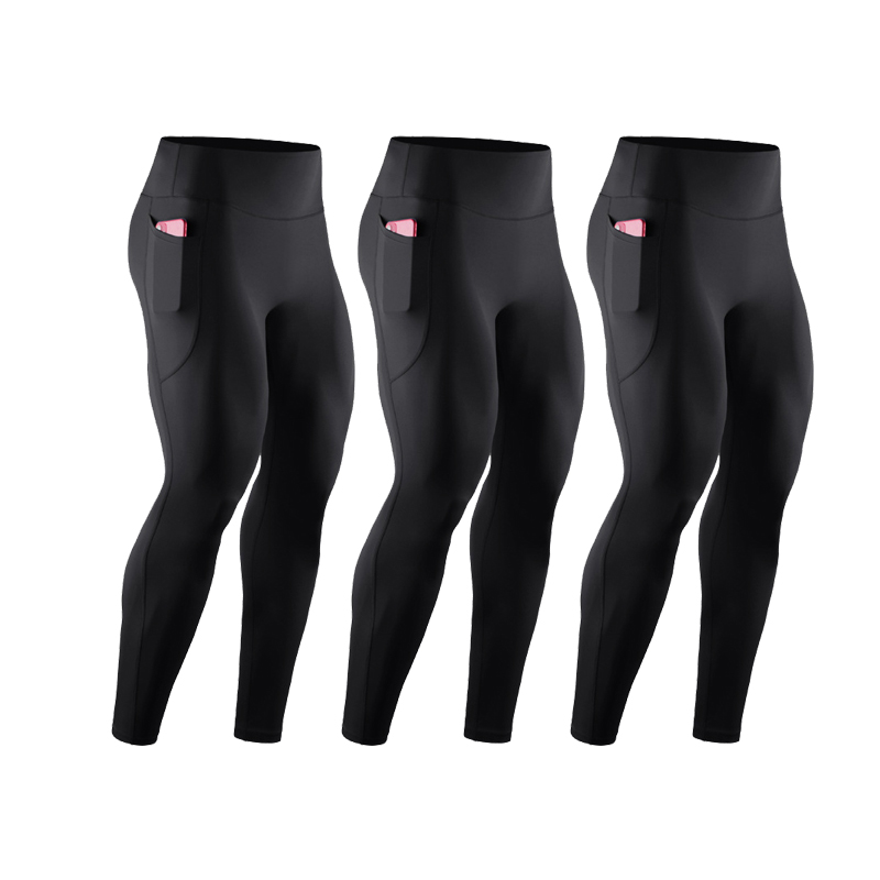 Compression Long Pant - 3 قطع من سراويل الجري الضاغطة