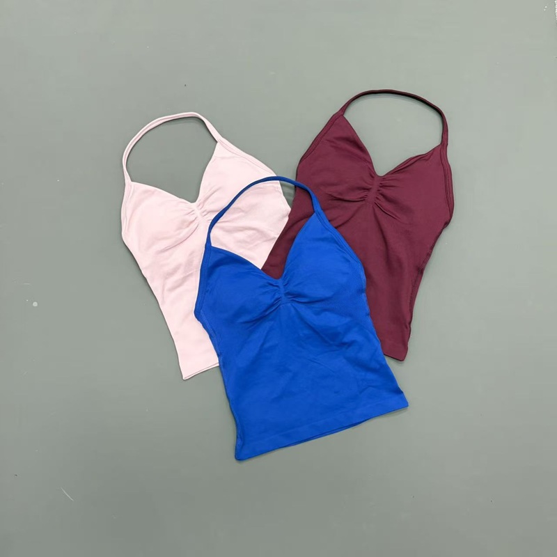 قميص رياضي نسائي بدون خياطة بح - مراجعة Suspender Tank Top وسعره
