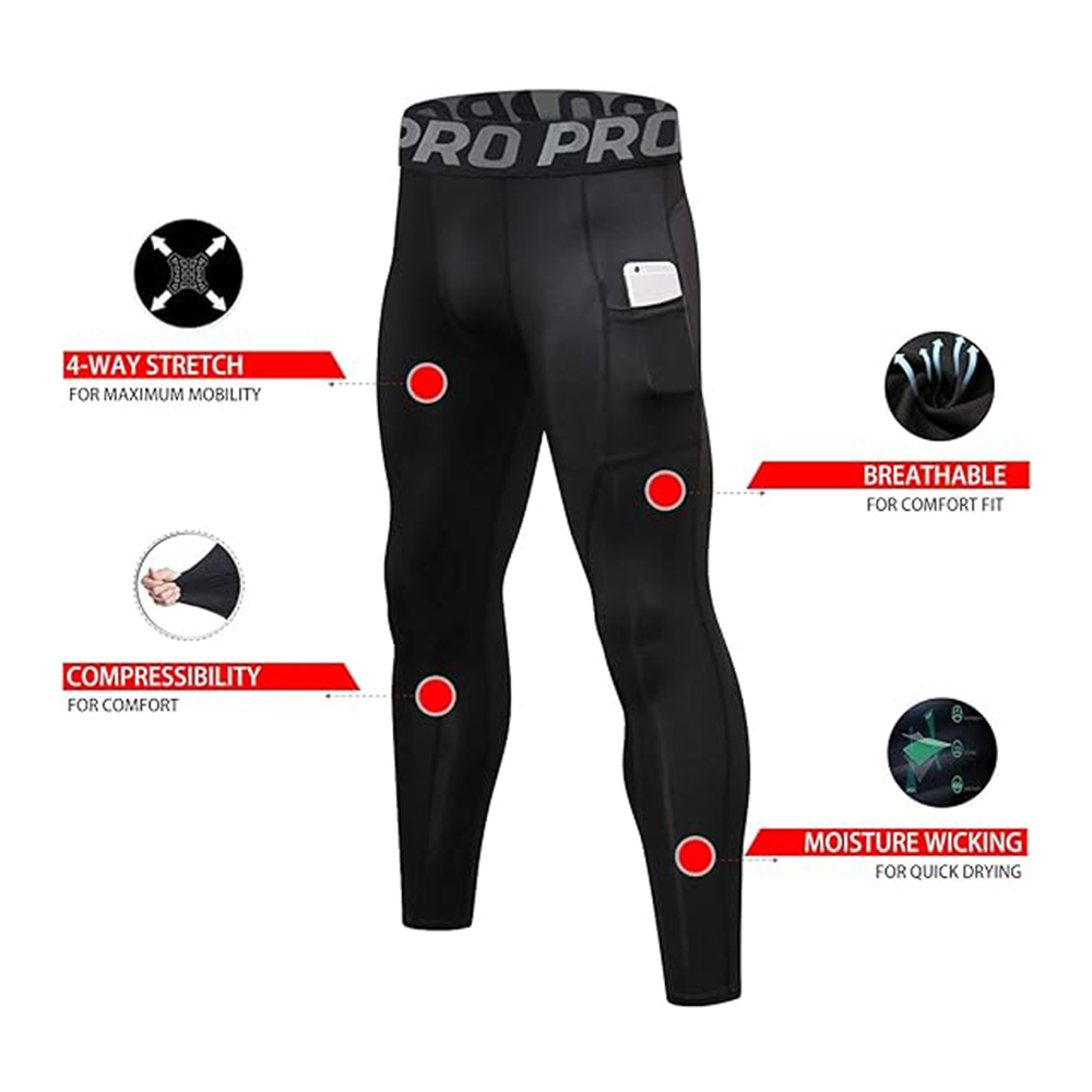 سراويل ضغط رجالية طويلة جونز ل - مراجعة Compression Long Pant وسعره