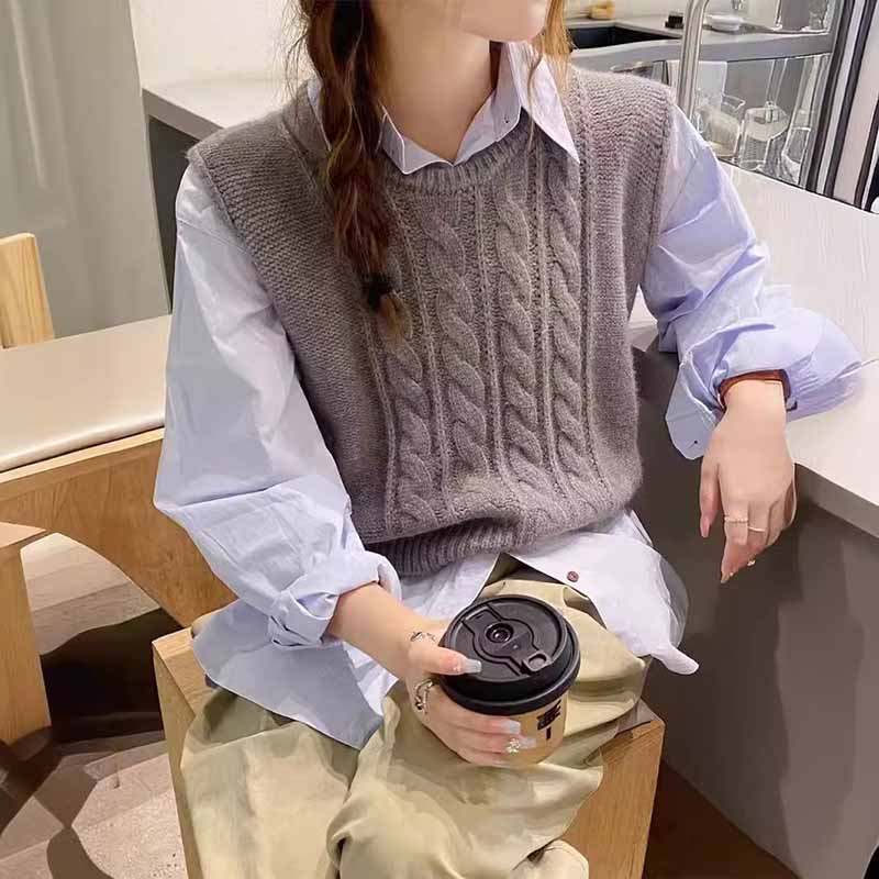 سترة نسائية محبوكة جديدة موديل - مراجعة Sleeveless Undershirt وسعره