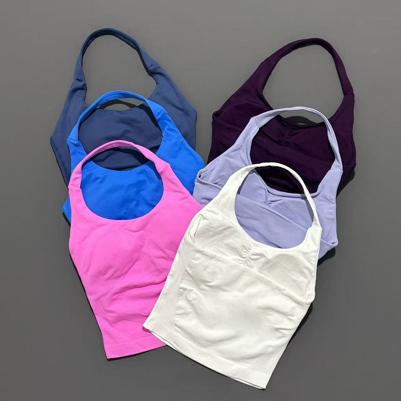 قميص رياضي نسائي مفتوح الظهر،  - مراجعة Suspender Tank Top وسعره