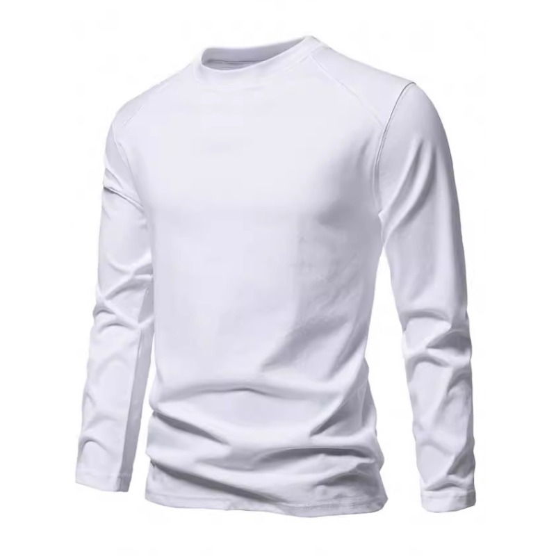قميص رجالي أمريكي بأكمام طويلة - مراجعة Undershirt Crew Neck وسعره