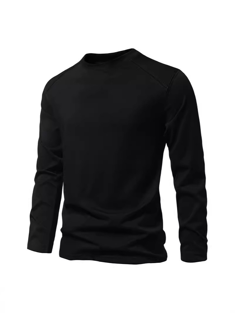 قميص رجالي أمريكي بأكمام طويلة - مراجعة Undershirt Crew Neck وسعره