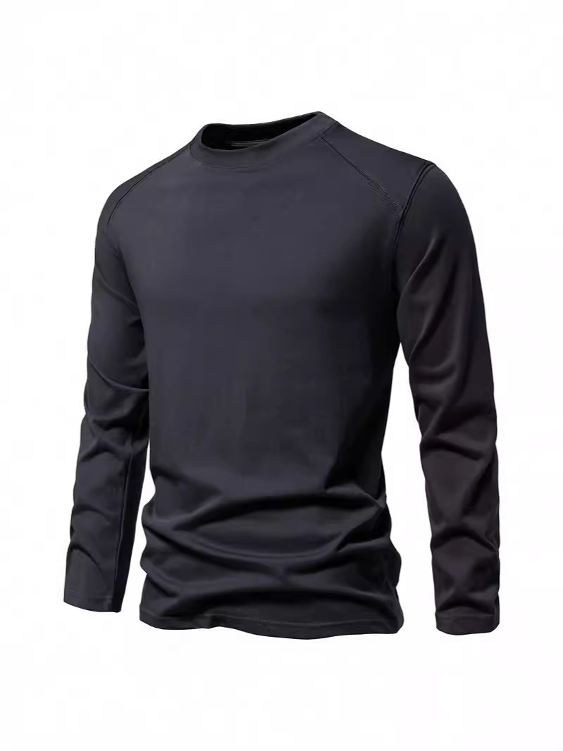 قميص رجالي أمريكي بأكمام طويلة - مراجعة Undershirt Crew Neck وسعره