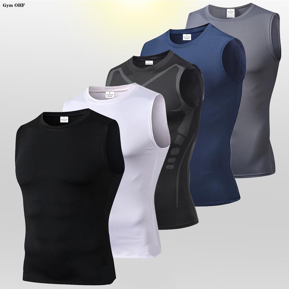 الرجال ضغط تانك القمم الصالة ا - مراجعة Sleeveless Undershirt وسعره