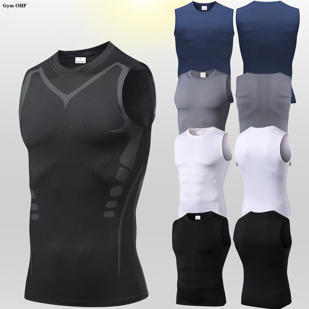 الرجال ضغط تانك القمم الصالة ا - مراجعة Sleeveless Undershirt وسعره