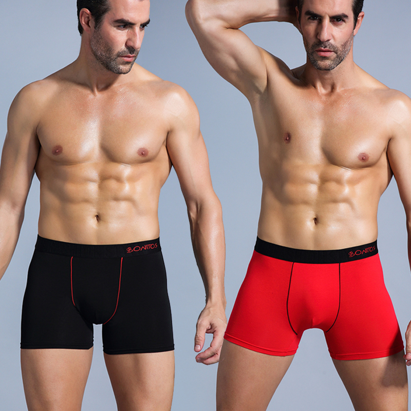 6 قطعة الملاكمين الأبيض رجل مث - مراجعة Boxer Shorts Modal وسعره